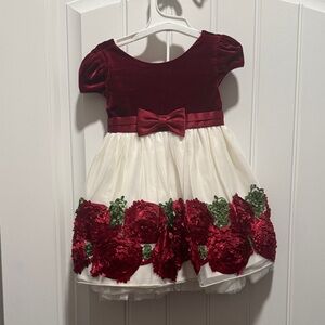 American Princess Red Velvet Dress
